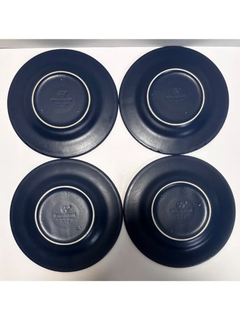 Pfaltzgraff Morning Light Stoneware Salad Plates Set Of 4 VTG 90s Made In USA